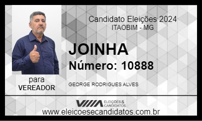 Candidato JOINHA 2024 - ITAOBIM - Eleições