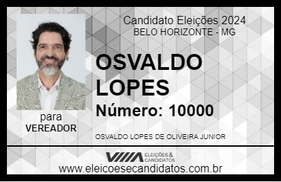 Candidato OSVALDO LOPES 2024 - BELO HORIZONTE - Eleições