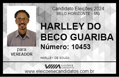 Candidato HARLLEY DO BECO GUARIBA 2024 - BELO HORIZONTE - Eleições