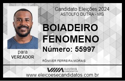 Candidato BOIADEIRO FENOMENO 2024 - ASTOLFO DUTRA - Eleições