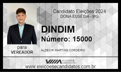 Candidato DINDIM 2024 - DONA EUSÉBIA - Eleições