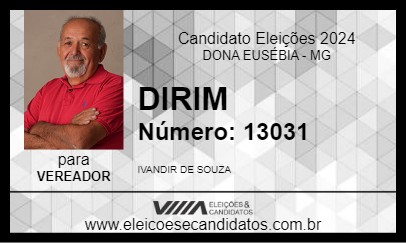 Candidato DIRIM 2024 - DONA EUSÉBIA - Eleições