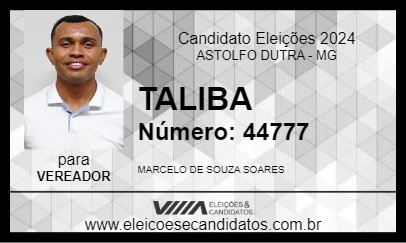 Candidato TALIBA 2024 - ASTOLFO DUTRA - Eleições