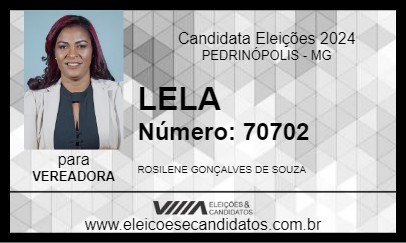 Candidato LELA 2024 - PEDRINÓPOLIS - Eleições