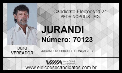 Candidato JURANDI 2024 - PEDRINÓPOLIS - Eleições