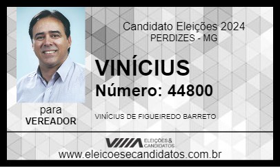 Candidato VINÍCIUS 2024 - PERDIZES - Eleições