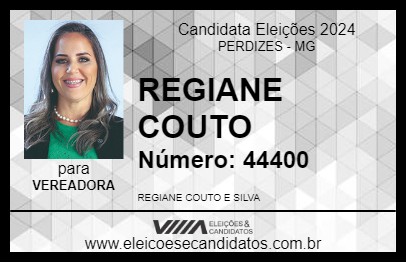 Candidato REGIANE COUTO 2024 - PERDIZES - Eleições