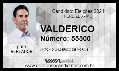 Candidato VALDERICO 2024 - PERDIZES - Eleições