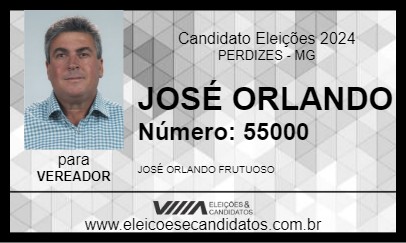 Candidato JOSÉ ORLANDO 2024 - PERDIZES - Eleições