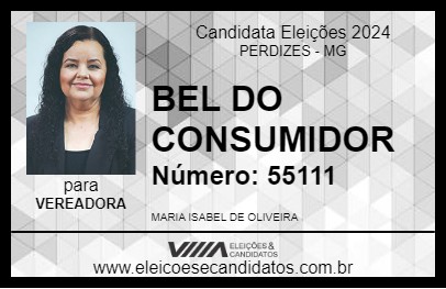 Candidato BEL DO CONSUMIDOR 2024 - PERDIZES - Eleições