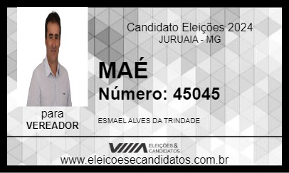 Candidato MAÉ 2024 - JURUAIA - Eleições