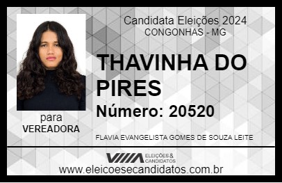 Candidato THAVINHA DO PIRES 2024 - CONGONHAS - Eleições