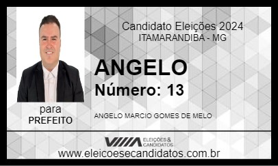 Candidato ANGELO 2024 - ITAMARANDIBA - Eleições