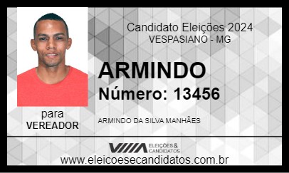 Candidato ARMINDO 2024 - VESPASIANO - Eleições