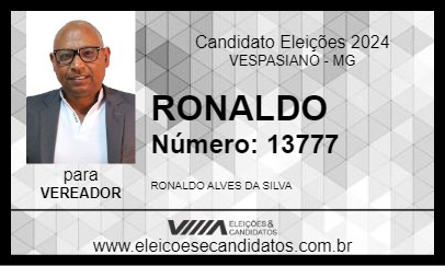 Candidato RONALDO 2024 - VESPASIANO - Eleições