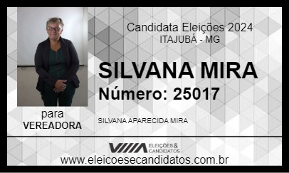 Candidato SILVANA MIRA 2024 - ITAJUBÁ - Eleições