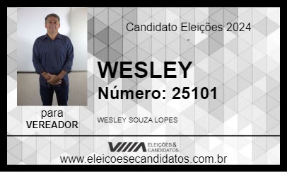 Candidato WESLEY 2024 - ITAJUBÁ - Eleições