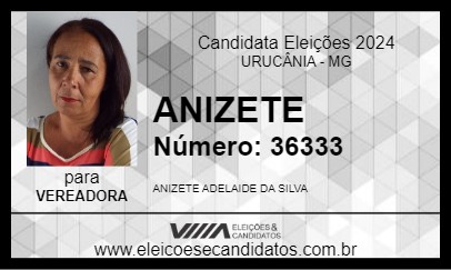 Candidato ANIZETE 2024 - URUCÂNIA - Eleições