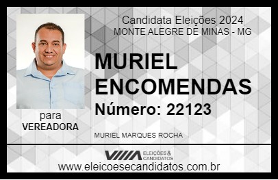 Candidato MURIEL ENCOMENDAS 2024 - MONTE ALEGRE DE MINAS - Eleições