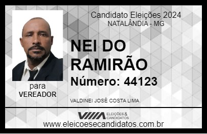 Candidato NEI DO RAMIRÃO 2024 - NATALÂNDIA - Eleições