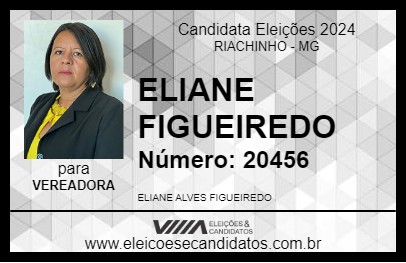 Candidato ELIANE FIGUEIREDO 2024 - RIACHINHO - Eleições