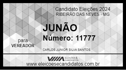 Candidato JUNÃO 2024 - RIBEIRÃO DAS NEVES - Eleições