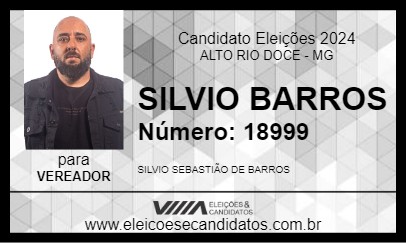 Candidato SILVIO BARROS 2024 - ALTO RIO DOCE - Eleições