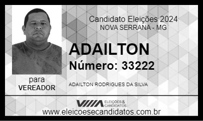 Candidato ADAILTON 2024 - NOVA SERRANA - Eleições