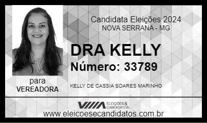 Candidato DRA KELLY 2024 - NOVA SERRANA - Eleições