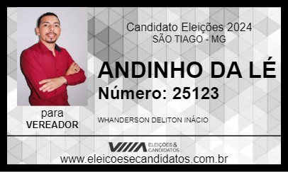 Candidato ANDINHO DA LÉ 2024 - SÃO TIAGO - Eleições