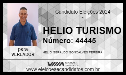 Candidato HELIO TURISMO 2024 - SÃO JOÃO DA PONTE - Eleições