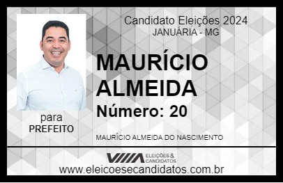 Candidato MAURÍCIO ALMEIDA 2024 - JANUÁRIA - Eleições