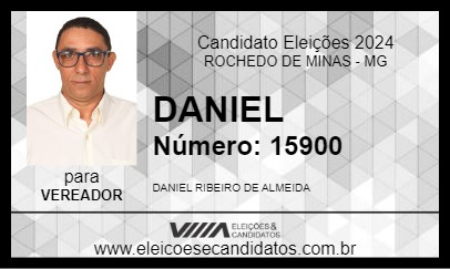 Candidato DANIEL 2024 - ROCHEDO DE MINAS - Eleições