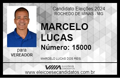 Candidato MARCELO LUCAS 2024 - ROCHEDO DE MINAS - Eleições