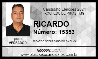 Candidato RICARDO 2024 - ROCHEDO DE MINAS - Eleições