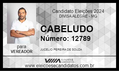 Candidato CABELUDO 2024 - DIVISA ALEGRE - Eleições