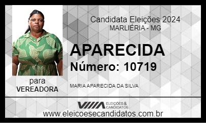 Candidato APARECIDA 2024 - MARLIÉRIA - Eleições