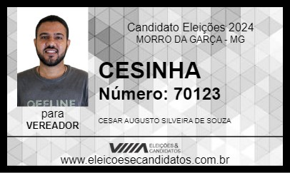 Candidato CESINHA 2024 - MORRO DA GARÇA - Eleições