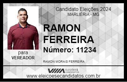 Candidato RAMON FERREIRA 2024 - MARLIÉRIA - Eleições