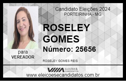 Candidato ROSE CONSELHEIRA 2024 - PORTEIRINHA - Eleições