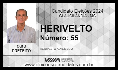 Candidato HERIVELTO  2024 - GLAUCILÂNDIA - Eleições