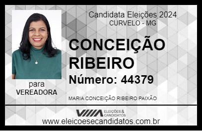 Candidato CONCEIÇÃO RIBEIRO 2024 - CURVELO - Eleições