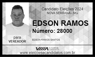 Candidato EDSON RAMOS 2024 - NOVA SERRANA - Eleições