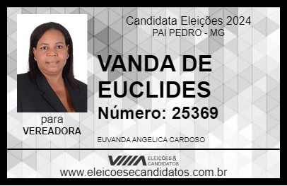 Candidato VANDA DE EUCLIDES 2024 - PAI PEDRO - Eleições