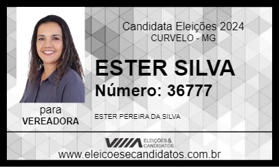 Candidato ESTER SILVA 2024 - CURVELO - Eleições