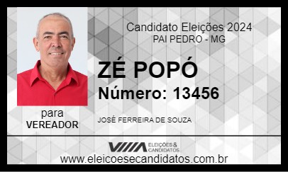 Candidato ZÉ POPÓ 2024 - PAI PEDRO - Eleições