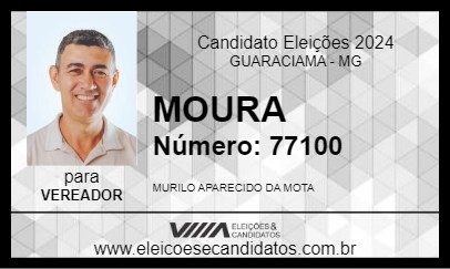 Candidato MOURA 2024 - GUARACIAMA - Eleições