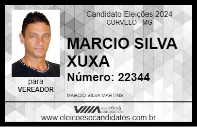 Candidato MARCIO SILVA XUXA 2024 - CURVELO - Eleições