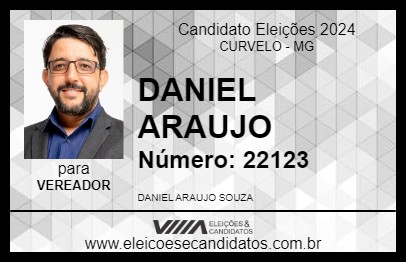 Candidato DANIEL ARAUJO 2024 - CURVELO - Eleições