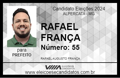 Candidato RAFAEL FRANÇA 2024 - ALPERCATA - Eleições